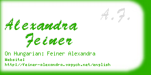 alexandra feiner business card